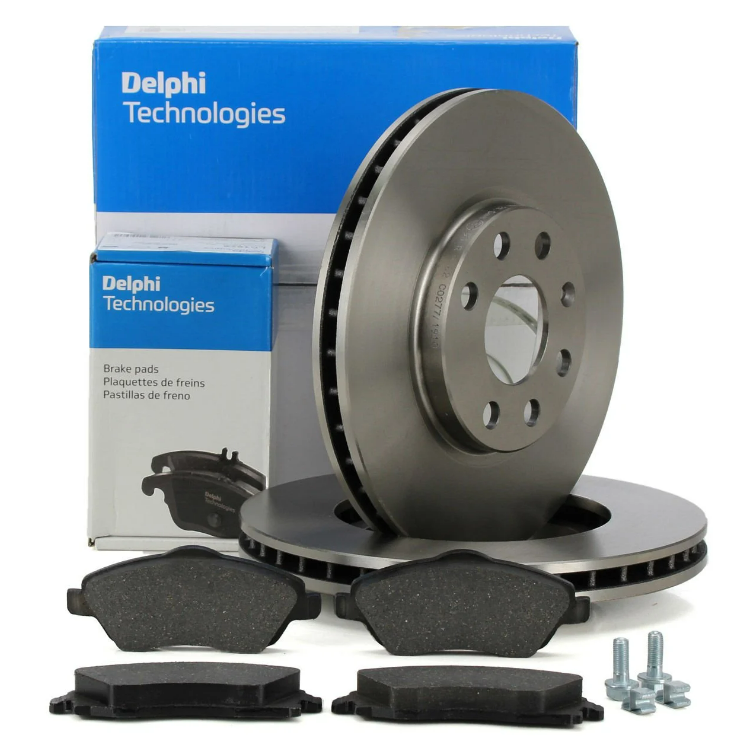 Opel Corsa C Ön Fren Disk / Balata Takım Hava Kanallı (260) mm Delphi Marka Ürün