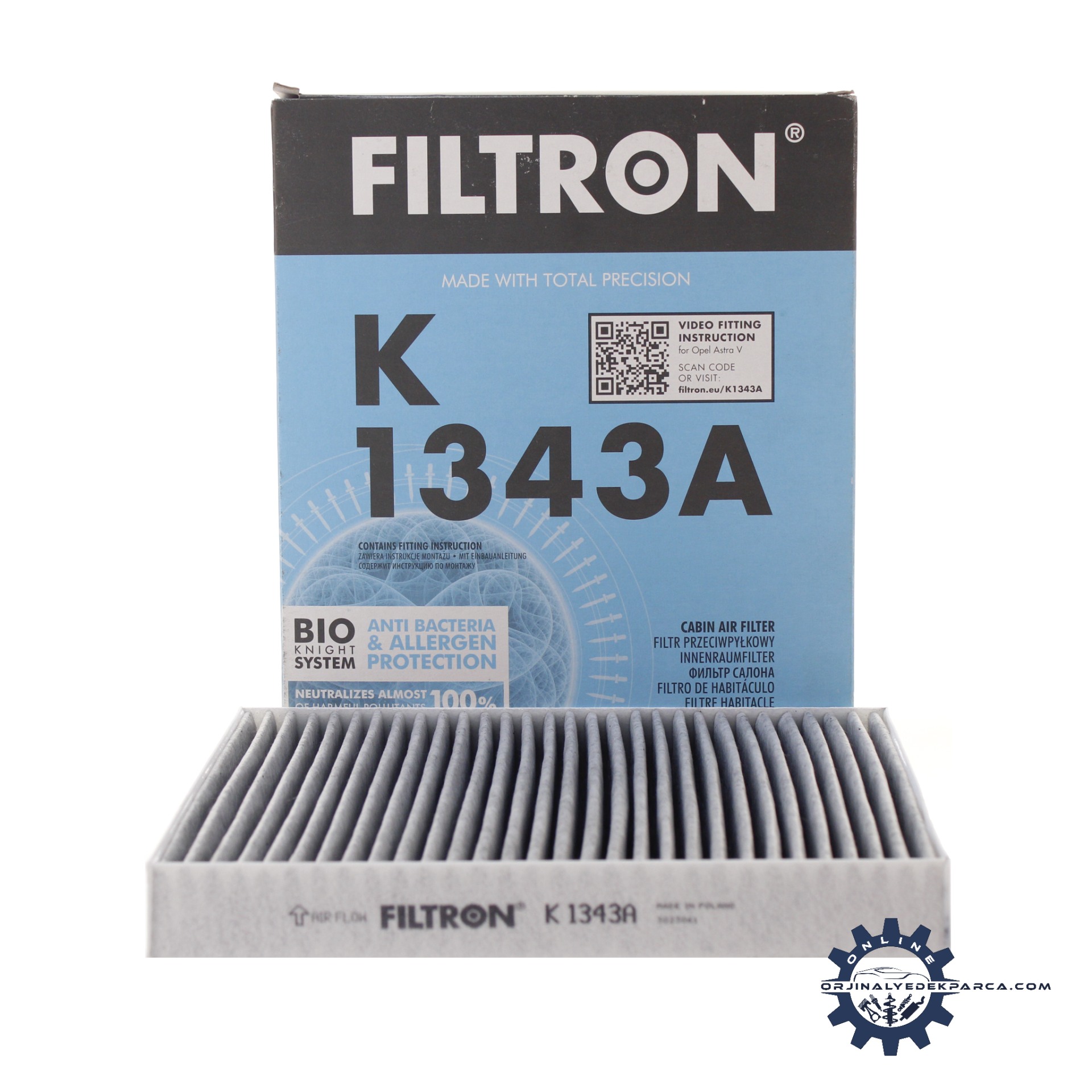 Opel Mokka Karbonlu Polen Filtresi | FILTRON K1343A
