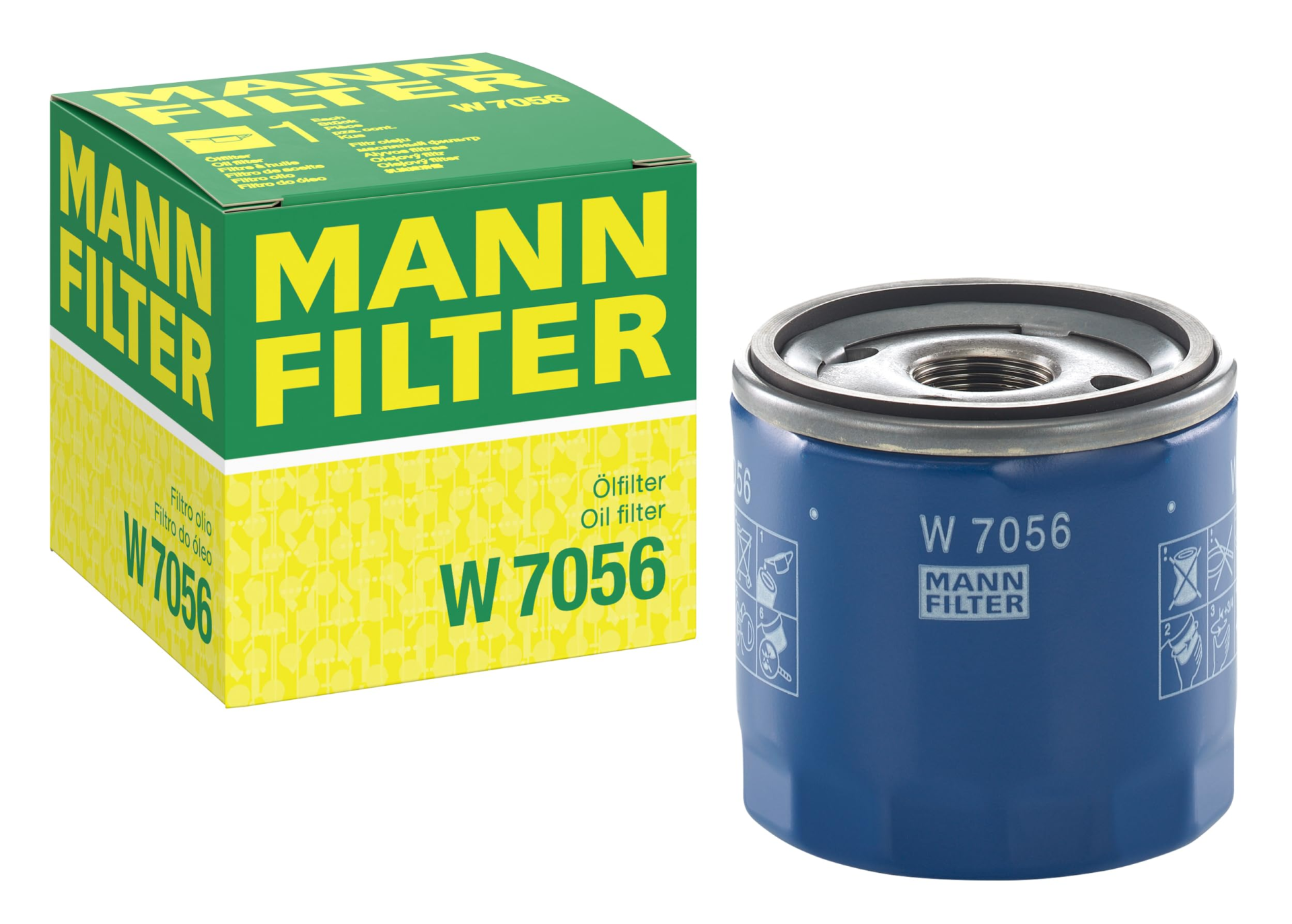 Opel Corsa E 1.0 Benzinli Motor Yağ Filtresi | MANN W7056
