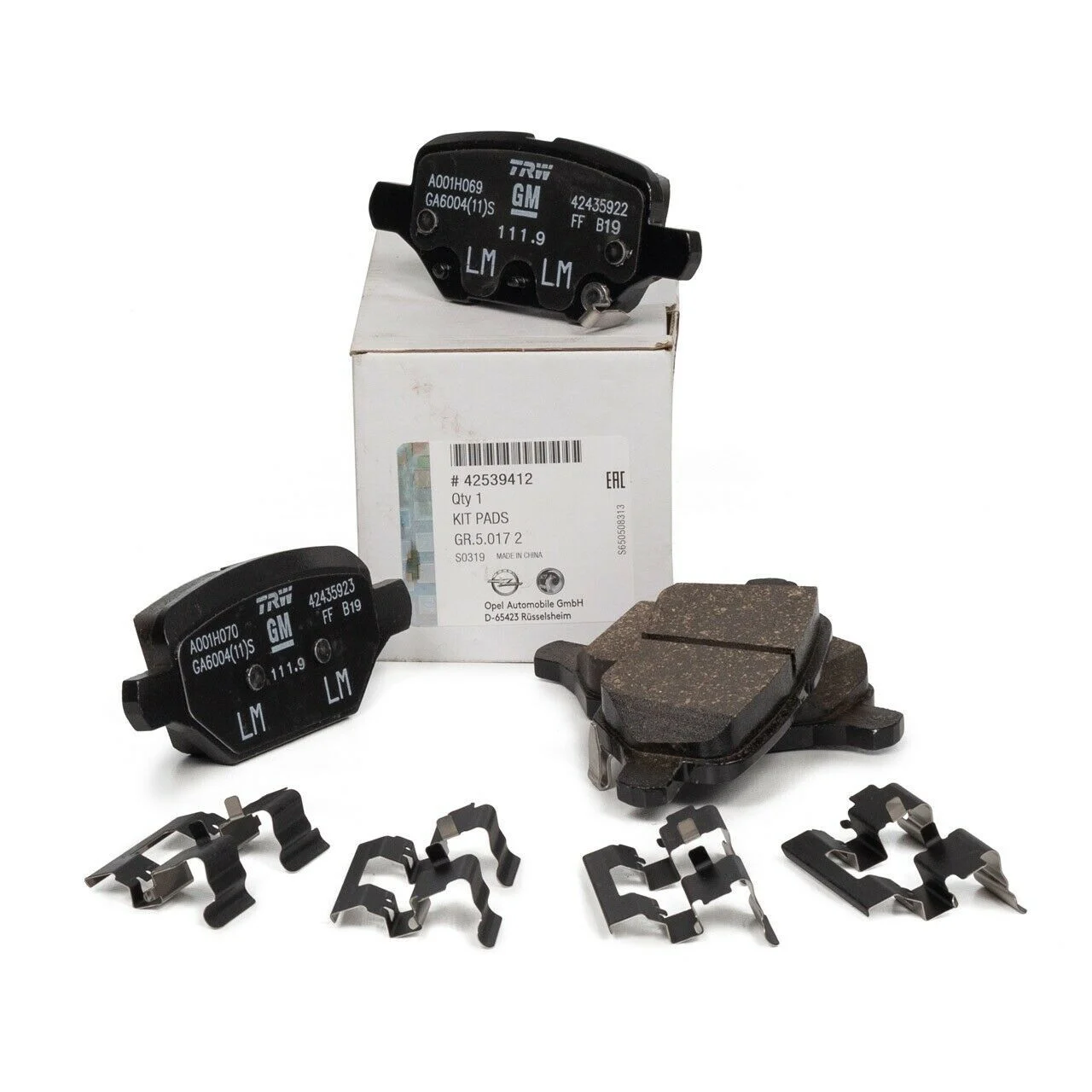 Opel Mokka X Arka Fren Balatası Orijinal | PSA 42539412