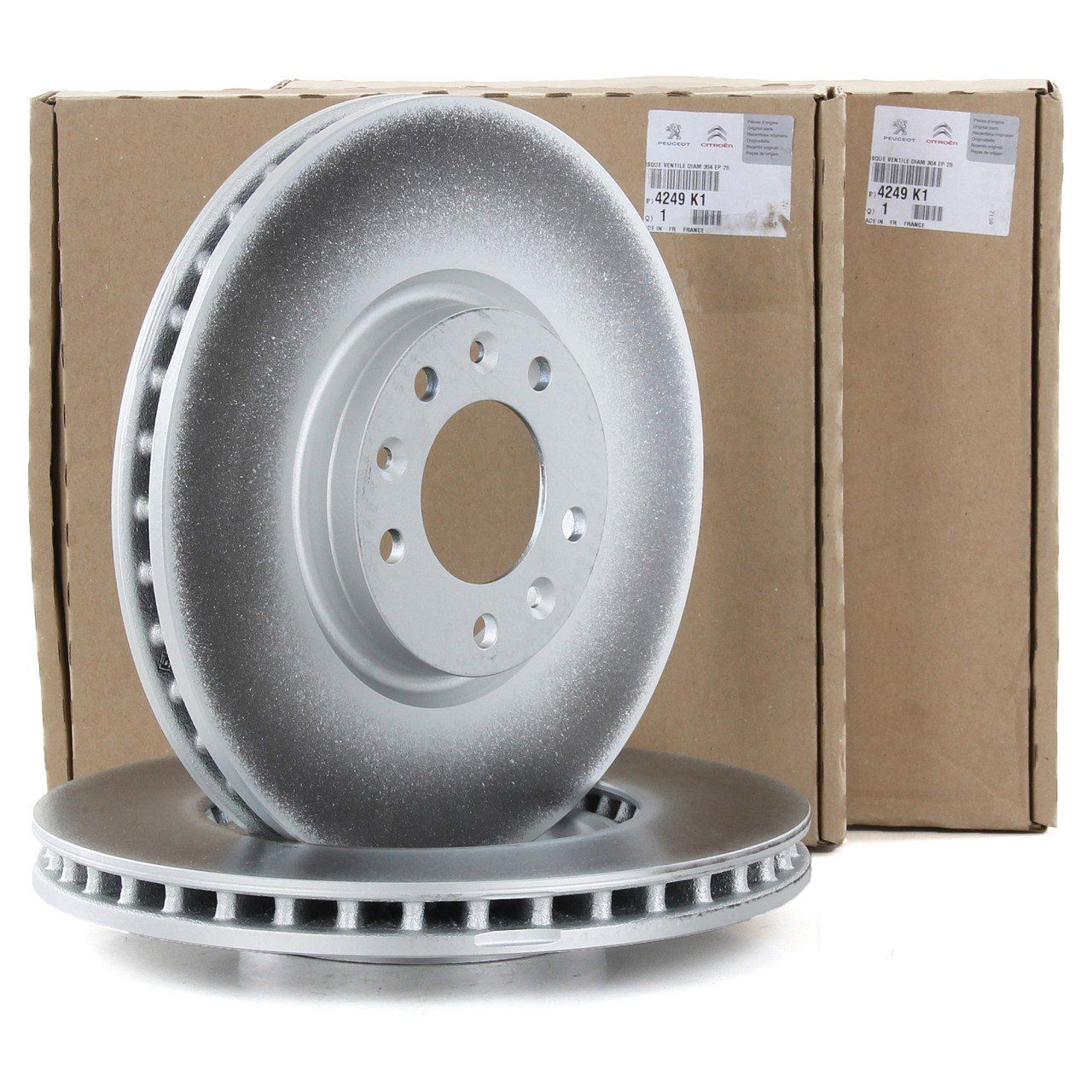 Peugeot 407 Ön Fren Disk Takımı Orijinal | PSA 4249.K1