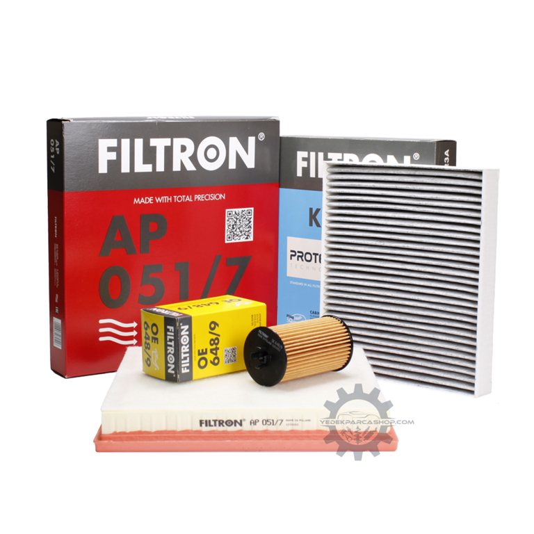 Opel Astra J 1.6 Dizel Filtre Seti (Mazot Filtre Hariç) Filtron Marka