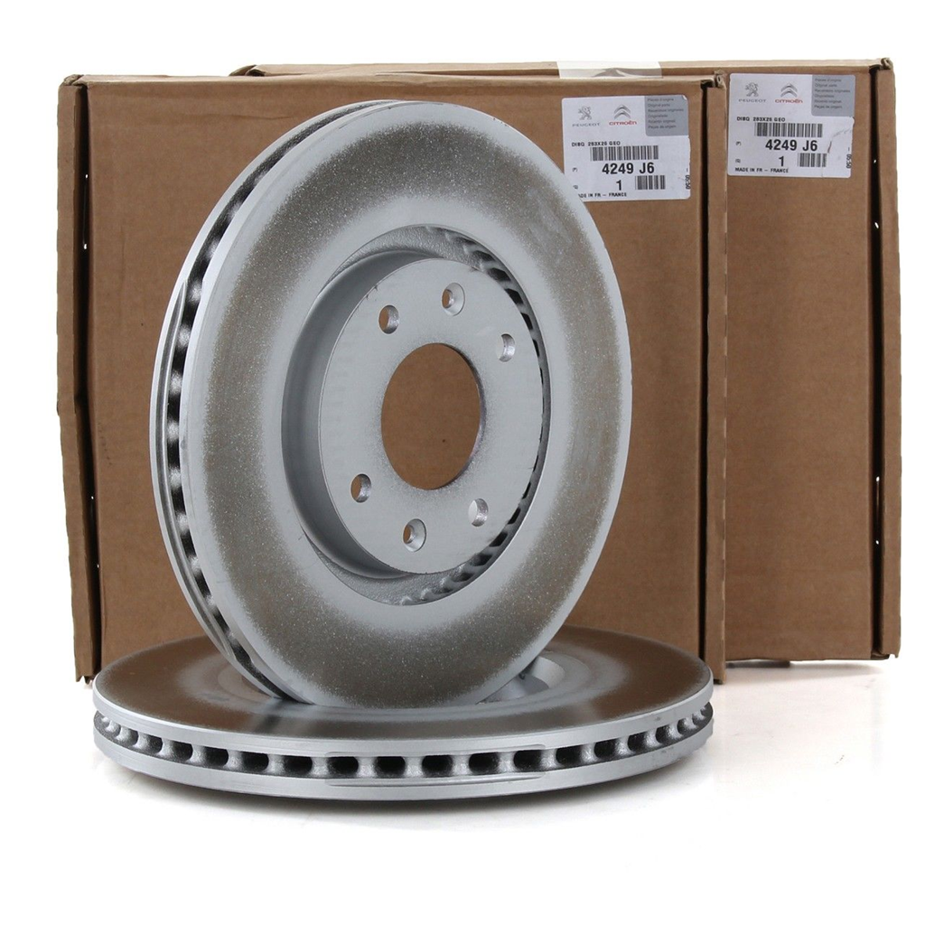 Peugeot 207 2006-2012 Ön Fren Disk Takımı Orijinal | PSA 4249.J6