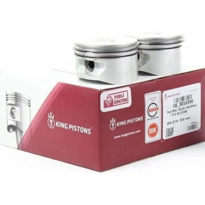 Opel Astra F 1.4 16V Benzinli (X14XE) Motor 0.50 mm Piston Segman Takım | KING 18-3010773