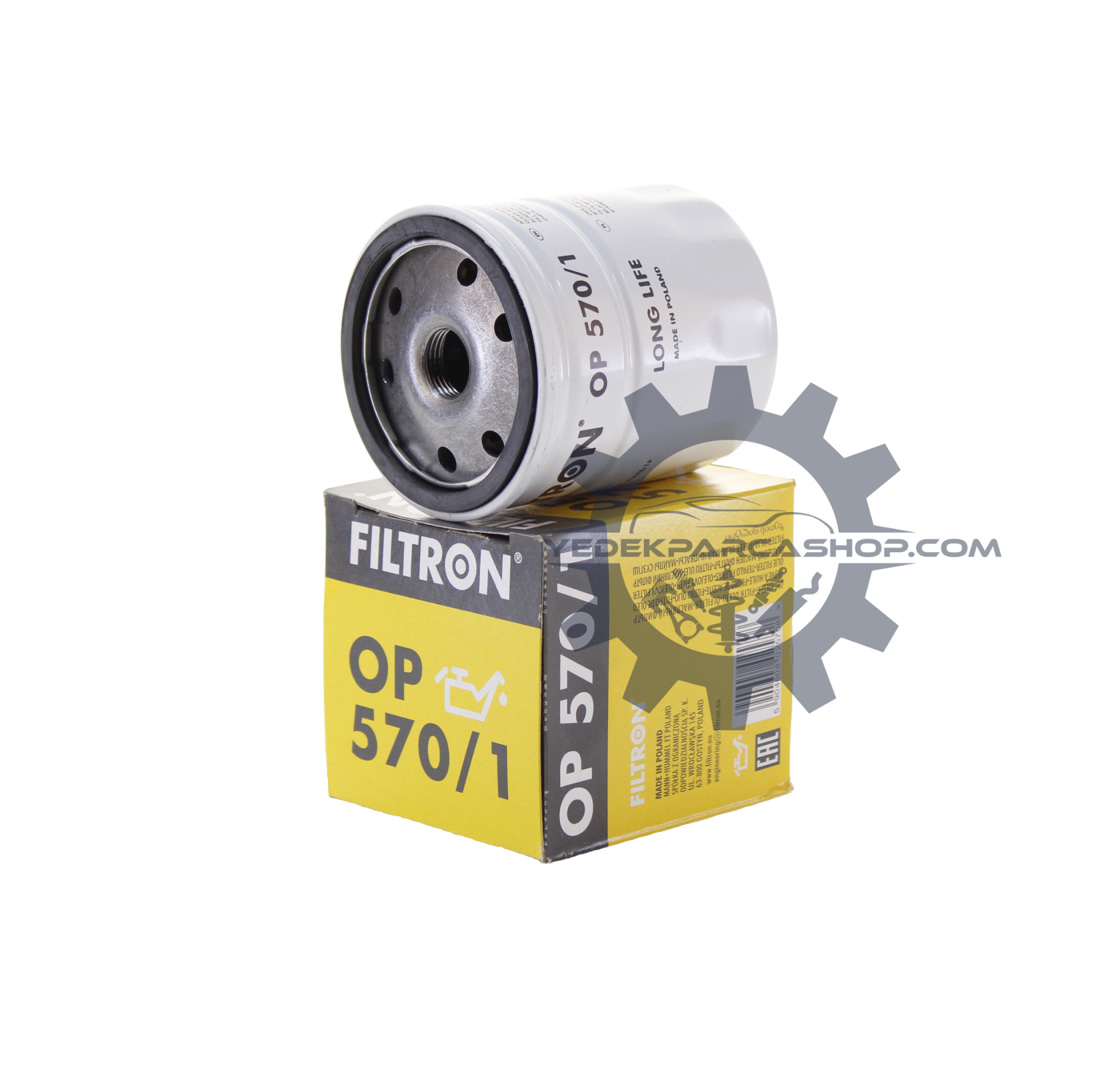 Opel Astra H 1.6 Twinport (Z16XEP) Demir Tip Yağ Filtresi | FILTRON OP570-1