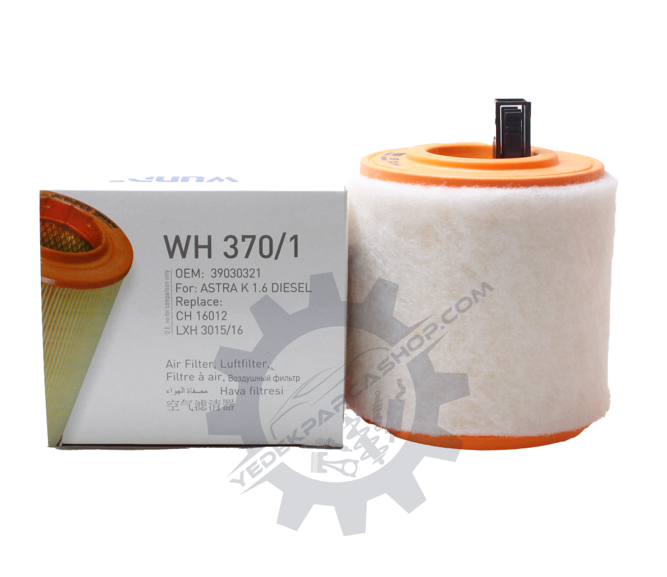 Opel Astra K 1.6 Dizel Hava Filtresi | WUNDER WH370/1