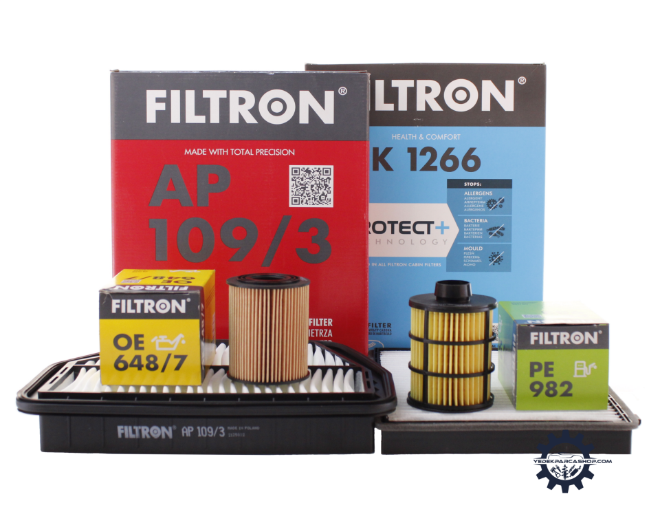 Chevrolet Captiva 2.0 Dizel Periyodik Bakım Filtre Seti Filtron Marka