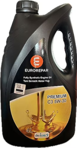 Eurorepar 5W-30 C3 Motor Yağı 4 Litre Tam Sentetik | EUROREPAR 1680357580