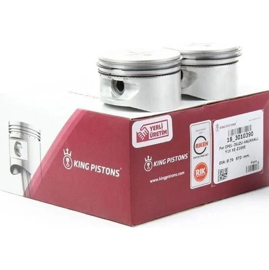Opel Corsa C (Z14XEP) Benzinli Twinport Motor 0.50 mm Ölçü Piston Segman Takımı | KING 18_3010163