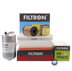 Opel Corsa D 1.3 Dizel (Z13DTJ) Motor Periyodik Bakım Filtre Seti (Yağ Filtresi Tırnaklı Tip) Filtron Marka 2010-2012