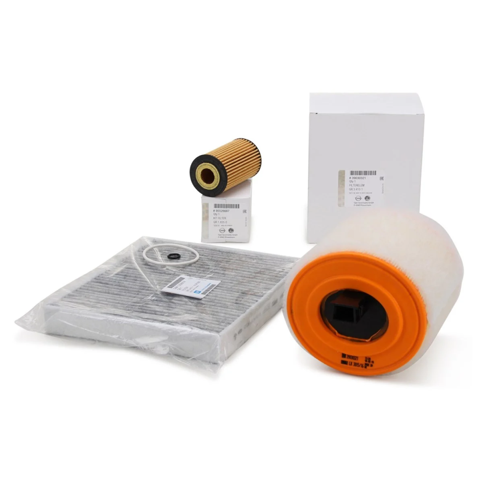 Opel Astra K 1.6 Dizel Periyodik Bakım Filtre Seti 3 Parça (Yakıt Hariç) Orijinal