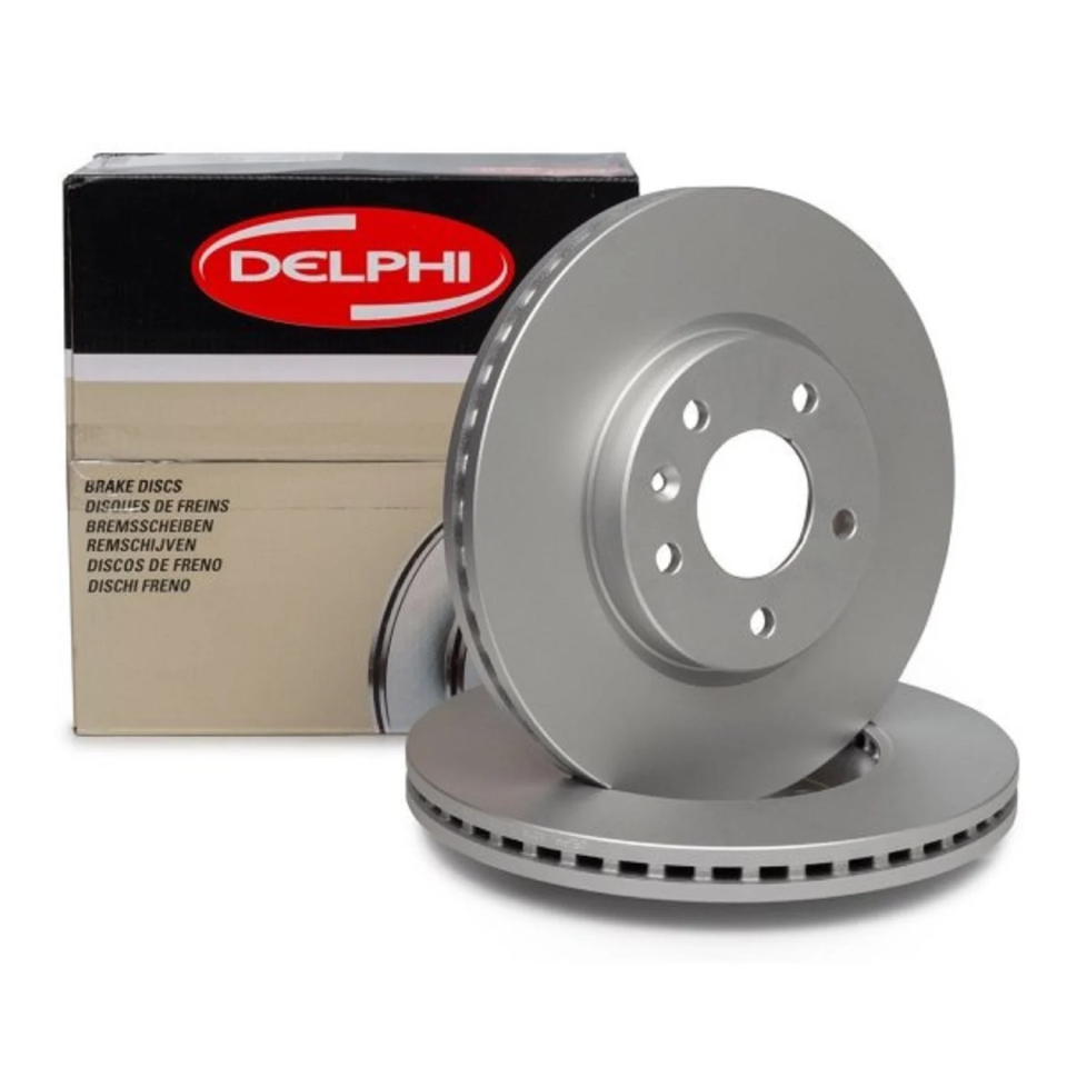 Opel Vectra B 1.6 Benzinli (X16XEL) 96-98 Model Arası Ön Fren Diski Hava Kanallı Takım | DELPHI BG2443