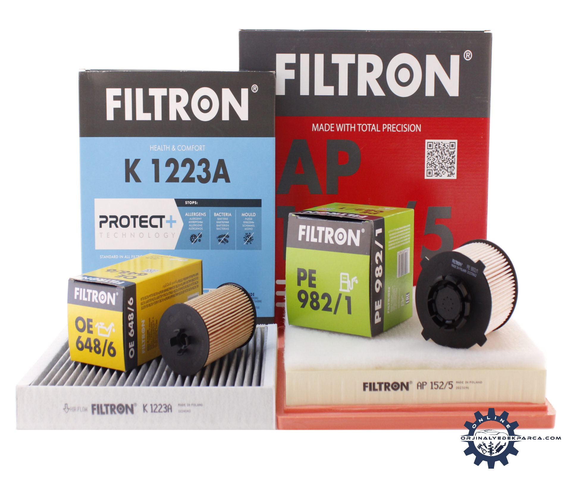 Opel insignia 1.6 Dizel Periyodik Bakım Filtre Seti Filtron Marka Ürün