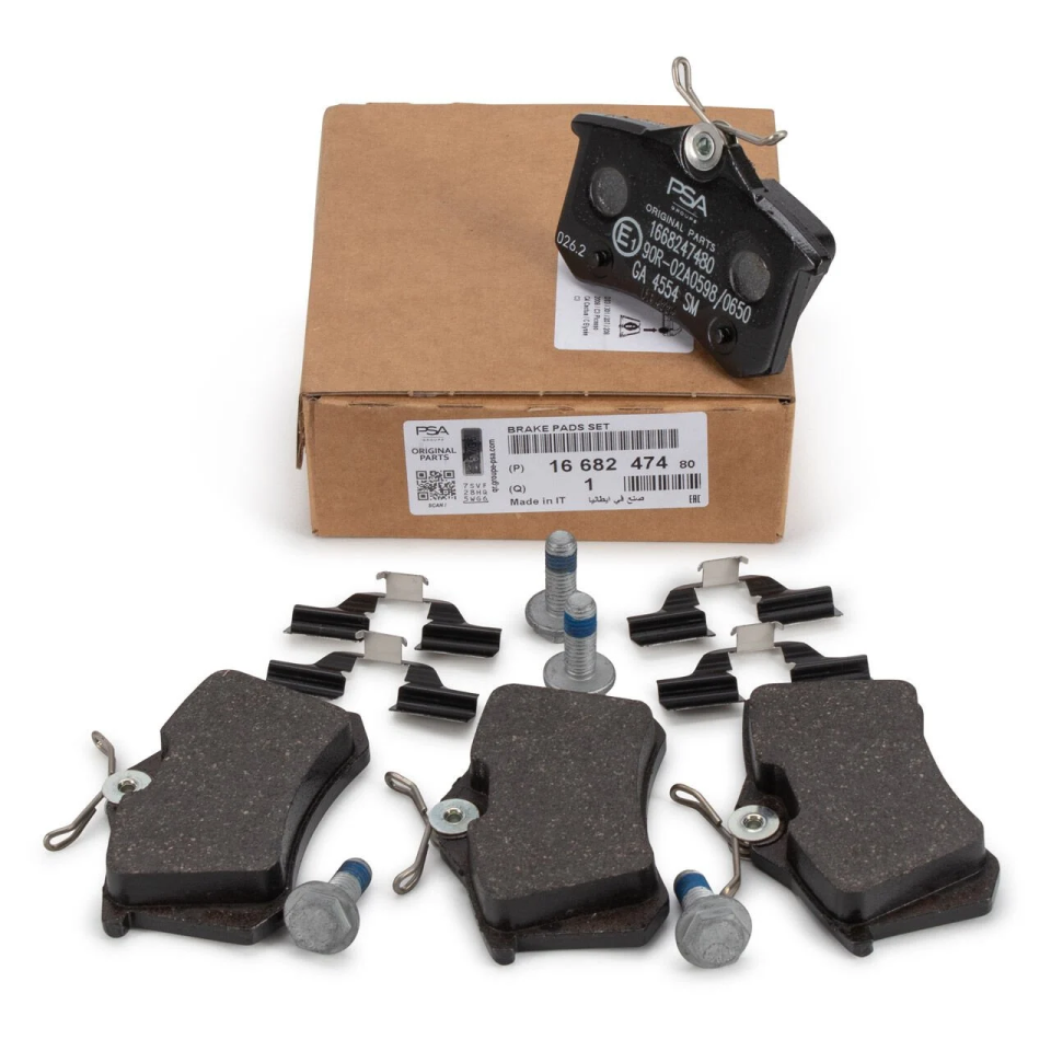 Peugeot 208 2012-2020 Arka Balata Takımı Orijinal | PSA 1668247480