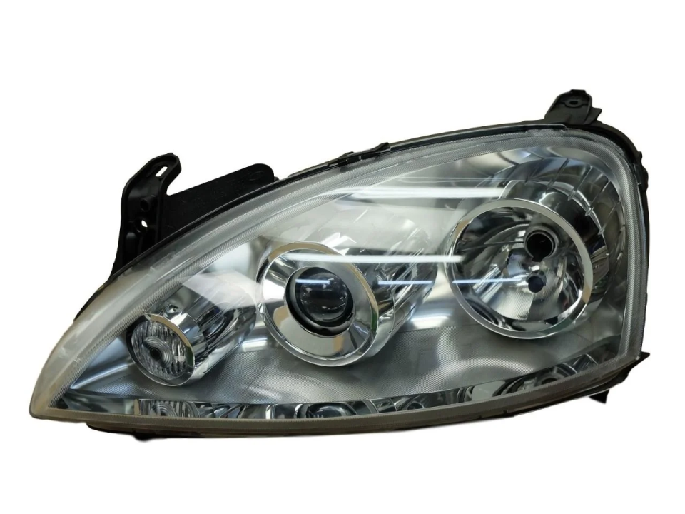 Opel Corsa C Sol Far (Şöför Tarafı) Mercekli | DEPO 442-1136L-LD-EM