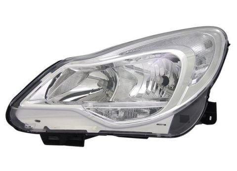 Opel Corsa D Makyajlı Kasa Ön Sağ Far 10 Model Sonrası | DEPO 442-1169RMLEM1B