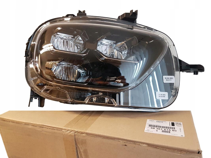 Citroen C3 B618 Makyajlı Ön Sağ Far Orijinal | PSA 9836161580