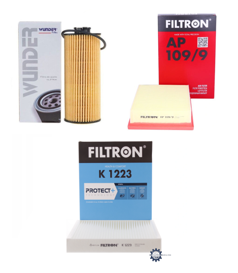 Chevrolet Yeni Aveo Filtron 1.2/ 1.4 Benzinli Motor Otomatik Vites Vites Bakım Seti Filtron Marka