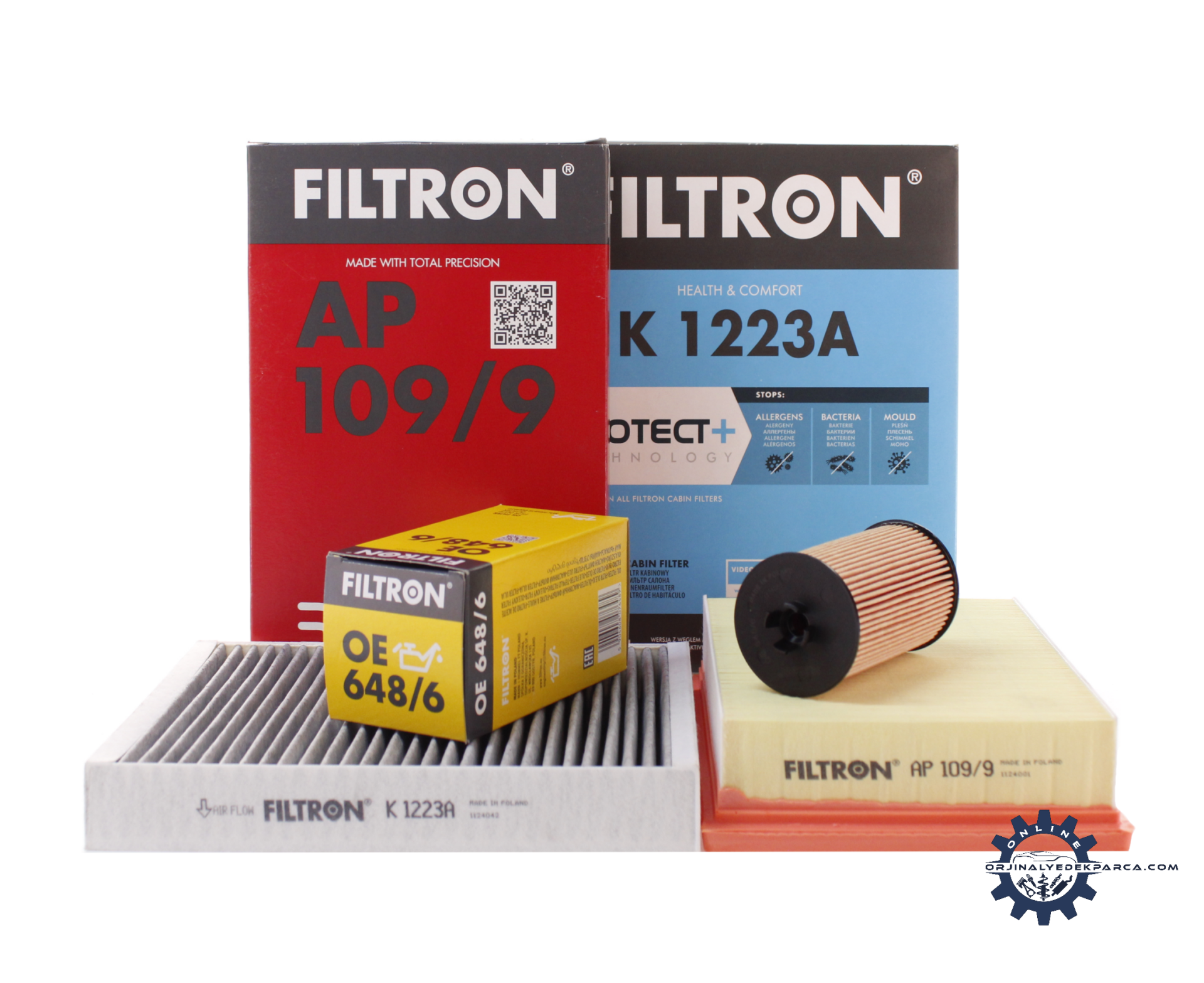 Chevrolet Yeni Aveo Filtron 1.2 / 1.4 Benzinli Motor Manuel Vites Bakım Seti Filtron Marka