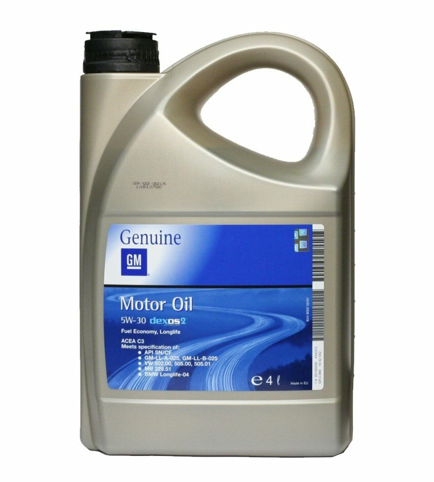 GM Dexos2 5W-30 4 Litre Alman Dolumu Motor Yağı Orijinal