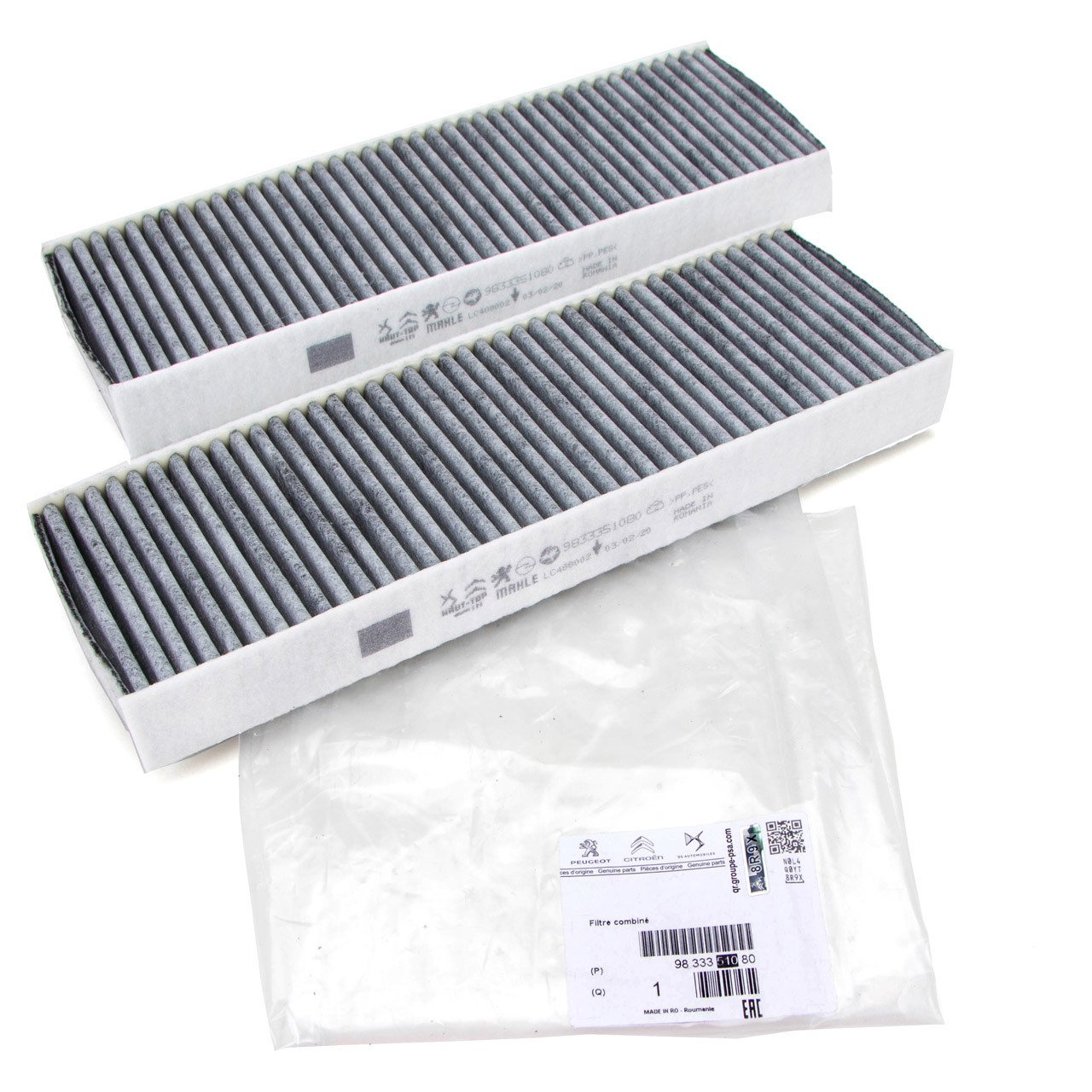 Peugeot 208 Polen Filtresi (Karbonlu) Orijinal | PSA 9833351080