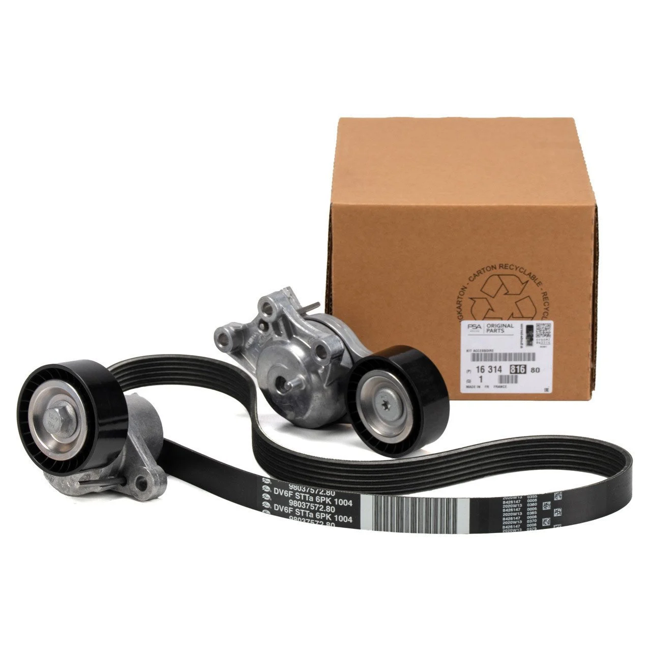 Peugeot 3008 1.6 Hdi V Kayış Ve Gergi Kütüğü Seti Orijinal | PSA 1631481680