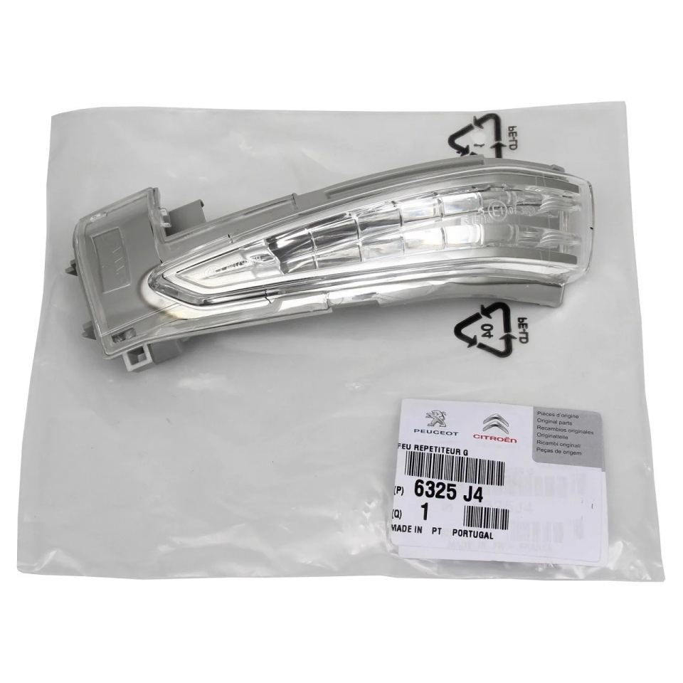Peugeot 508 2011-2017 Sol Ayna Sinyali (Sürücü Tarafı) Orijinal | PSA 6325.J4