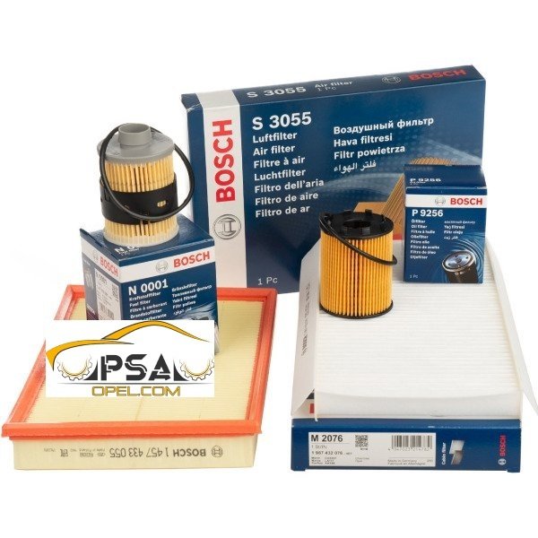 Opel Combo C 1.3 Dizel Periyodik Bakım Filtre Seti Bosch Marka