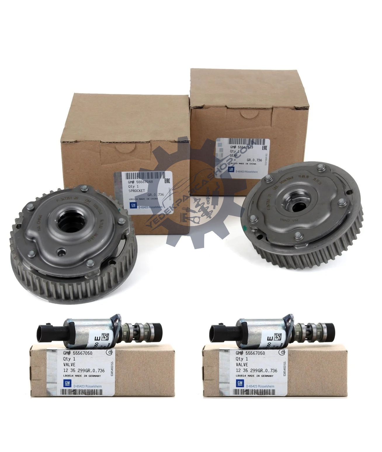 Chevrolet Aveo 1.4 Eksantrik Yağlı Dişli Takım / Eksantrik Mil Selenoid Valfi Orijinal